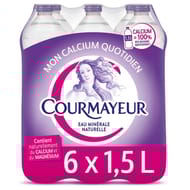 Courmayeur eau minérale naturelle 6x1,5l