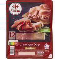 Carrefour extra jambon sec 7 mois d'affinage 300g