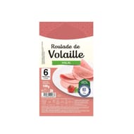 Isla Mondial roulade de volaille halal 6 tranches 100g