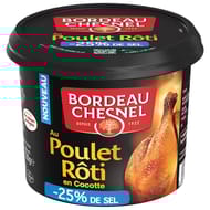 Bordeau Chesnel spécialité au poulet rôti en cocotte -25% de sel pot 220g