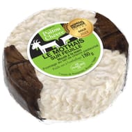 Poitou chèvre le mothais sur feuille moulé à la main