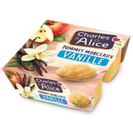Charles & Alice morceaux pomme vanille 4x97g