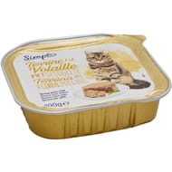 Simpl barquette à la volaille pour chat 100g