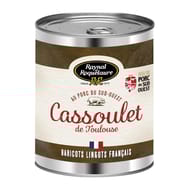 Raynal et Roquelaure cassoulet de toulouse au porc du sud-ouest haricots lingots - plat cuisiné 840g