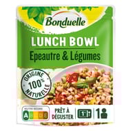 Bonduelle lunch bowl mélangé légumes et épeautre 250g