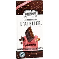 Les recettes de l'atelier tablette de chocolat noir ganache-130g