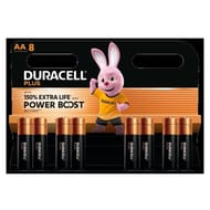 Duracell piles plus AA X8