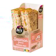 Mix buffet sandwich club graines saumon fromage frais 160g