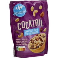 Carrefour sensation fruits secs cocktail sans sel ajouté 120g