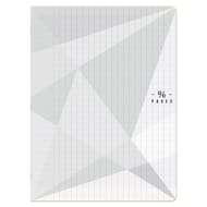 Carrefour cahier agrafe 240x320 96 pages 90 grammes seyes polypro translucide