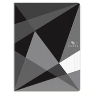Carrefour cahier agrafe 240x320 96 pages 90 grammes seyes polypro noir