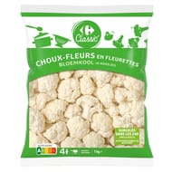 Carrefour choux-fleurs en fleurettes 1kg