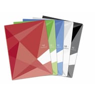 Carrefour cahier agrafe 240x320 48 pages 90 grammes q5/5 polypro coloris assortis