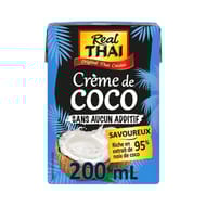 Real thai crème coco uht 200ml