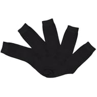 5 paires de mi chaussettes de ville homme NOIR T39\42