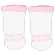 Paire de bottons naissance fantaisies FAN DE BISOUS 0/6 mois