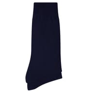 2 paires de mi chaussettes unies fil d' écosse homme BLEUFORET LA5 MARINE/MARINE 40/42