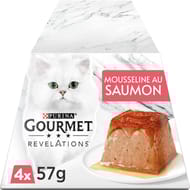 Gourmet révélations saumon 4x57g - 228g