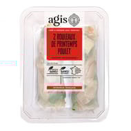 2 Rouleaux de printemps au poulet 200g