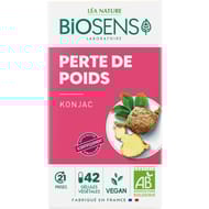Biosens gélules végétales konjac bio 42 gélules 28g