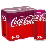 Coca-cola cherry boite 6x33cl sleek