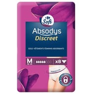 Carrefour soft culottes fuites urinaires taille m absodys discreet x8