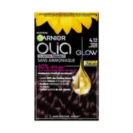 Garnier olia glow coloration permanente 4.12 châtain cendré lumineux