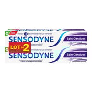 Sensodyne dentifrice soin gencives triple action 2x75ml