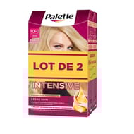 Palette coloration permanente 10-0 200 blond clair naturel lot de 2