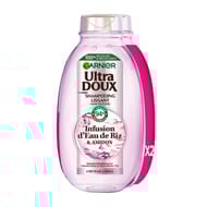 Garnier ultra doux shampoing lissant lot de 2x250ml