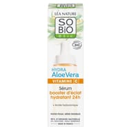 So bio etic hydra aloé vera vitamine c sérum booster d'éclat hydratant 24h