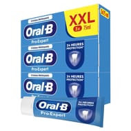 Oral-b pro expert dentifrice cristaux nettoyants 3x75ml