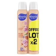 Monsavon déodorant fleur de pêche toute douce aérosol 2x200ml
