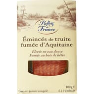 Reflets de France émincés de truite fumée d'Aquitaine 100g