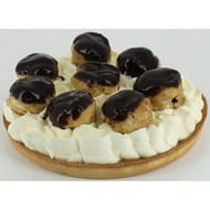 Tarte profiteroles chocolat 6/8 parts