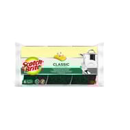 Scotch-brite pack éponges grattantes vert x6