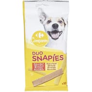 Carrefour companino récompense pour chien sticks boeuf poulet x10 - 100g