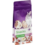 Carrefour snacks pour lapins et rongeurs à la pomme 50g