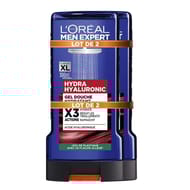 Men expert gel douche hyaluronic power lot de 2x300ml