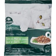 Carrefour companino pâtée pour chat terre & mer en sauce 4x85g - 340g