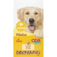 Carrefour companino croquettes pour chien adulte medium au poulet - 4kg