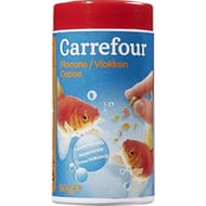 Carrefour aliment pour poissons rouges en flocons 50g