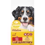 Carrefour companino croquettes pour chien adulte maxi au boeuf & volaille - 18kg