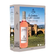 La fontaine saint andre côtes catalanes vin rosé i.g.p. 3L 12% vol