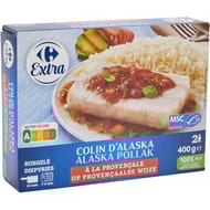Carrefour extra colin d'alaska à la provençale 400g
