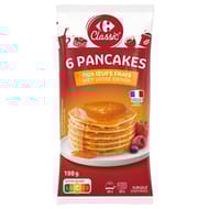 Carrefour classic' 6 pancakes au oeufs frais 198g