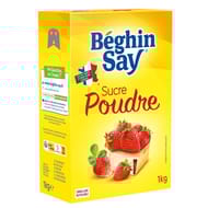 Beghin say sucre en poudre bec verseur 1kg