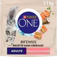 Purina one chat bifensis grain free adulte saumon 1.1kg