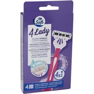 Carrefour soft rasoirs jetables 4 lady x4