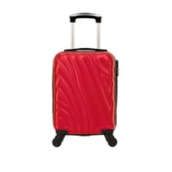 Valise rigide 46cm rouge jungle